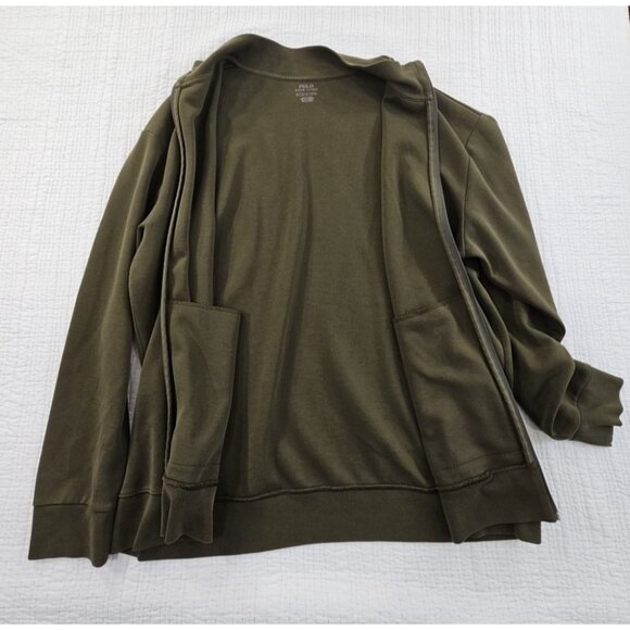 Polo Ralph Lauren Full Zip Knit Performance Jacket Men's XTL Hunter Green EUC - Picture 14 of 16